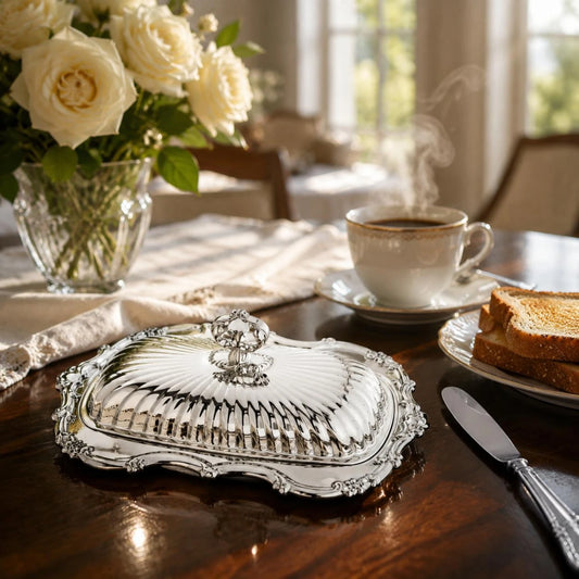 Luxury Vintage Butter Dish