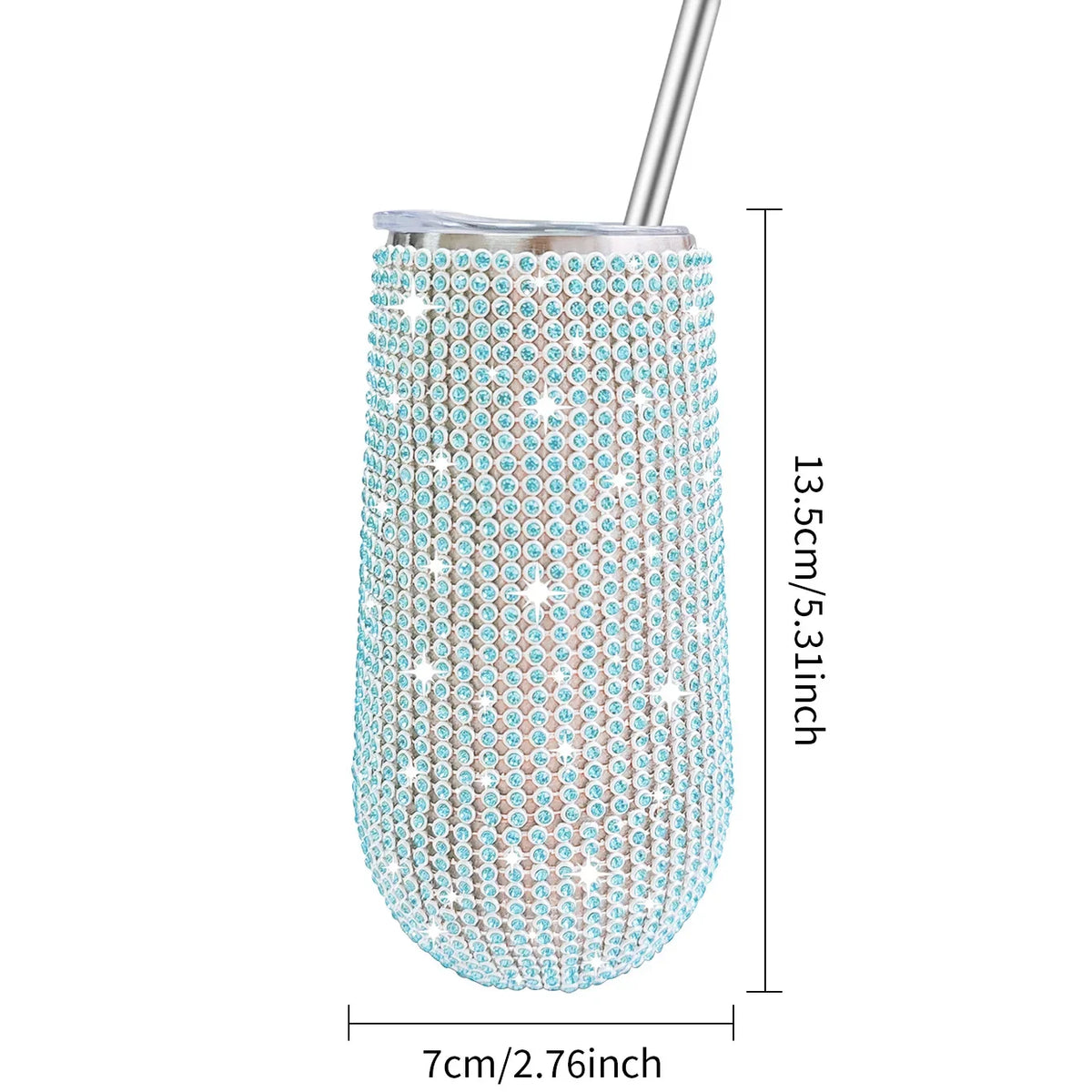 Rhinestone Wine Tumbler