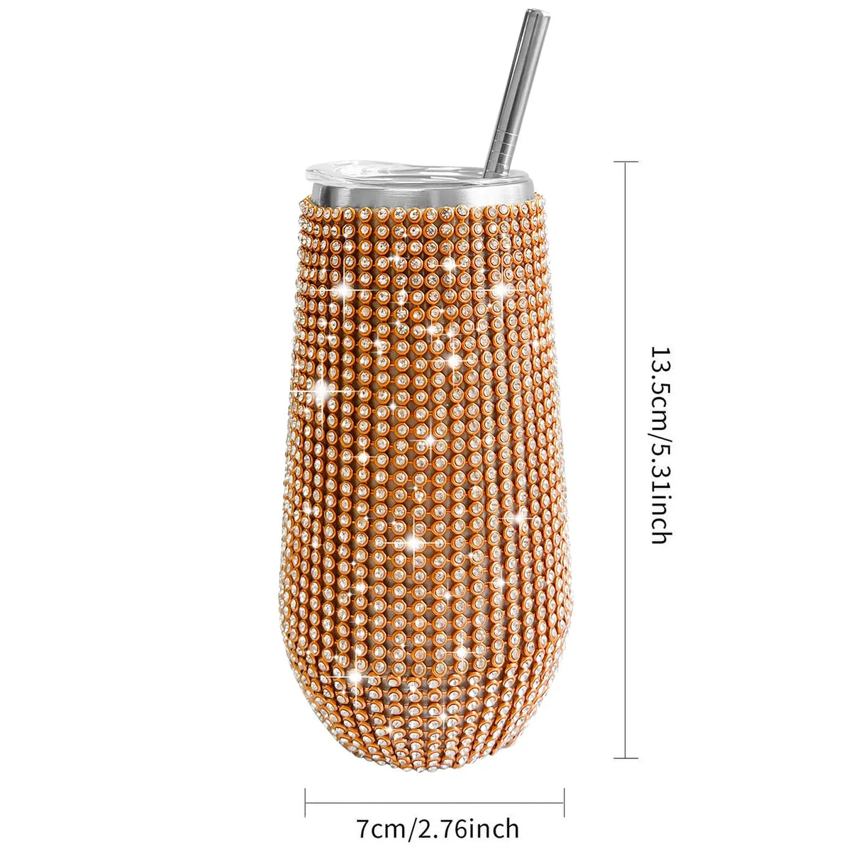Rhinestone Wine Tumbler