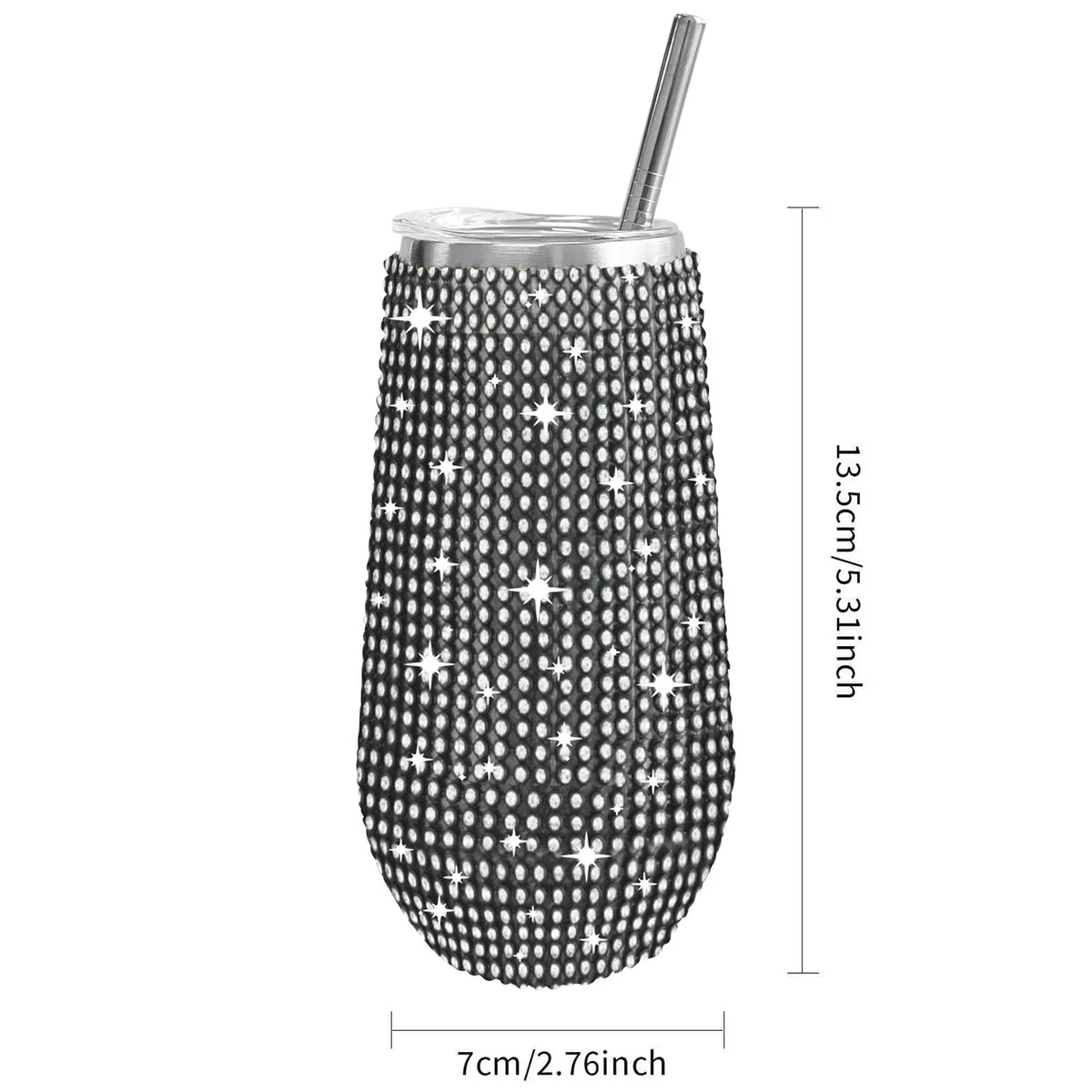 Rhinestone Wine Tumbler